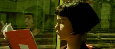 Still from Amelie (2001) that has been tagged with: book