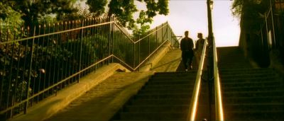 Still from Amelie (2001) that has been tagged with: stairs