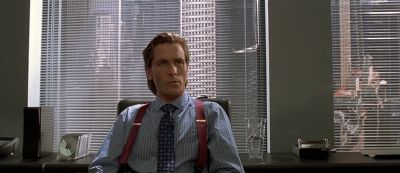 Still from American Psycho (2000) that has been tagged with: blinds