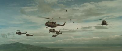 Still from Apocalypse Now (1979) that has been tagged with: wide shot & sky