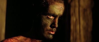 Still from Apocalypse Now (1979) that has been tagged with: ffa07a & night