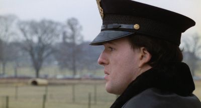 Still from Being There (1979) that has been tagged with: exterior & police & profile shot