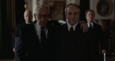 Still from Being There (1979) that has been tagged with: day & interior & group-shot & medium shot