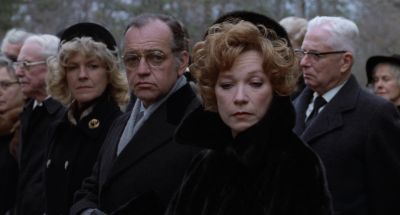 Still from Being There (1979) that has been tagged with: funeral & day & exterior