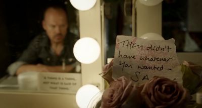 Still from Birdman (2014) that has been tagged with: handwriting