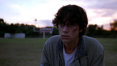 Still from Brick (2005) that has been tagged with: day & football field & exterior