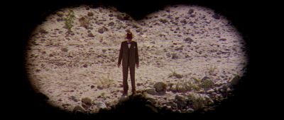 Still from Chinatown (1974) that has been tagged with: desert & binocular pov