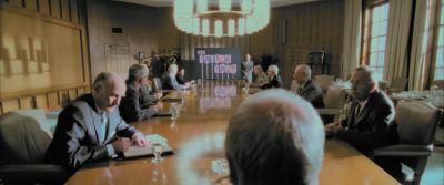 Still from Confessions of a Dangerous Mind (2002) that has been tagged with: 714f38 & conference room & wide shot & corporate