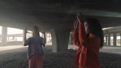 Still from Commercial: Mercedes x Highsnobiety — "Dawn" that has been tagged with: day & sign language
