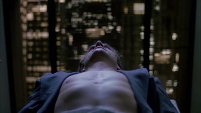 Still from Dead Ringers (1988) that has been tagged with: highrise & laying down & interior