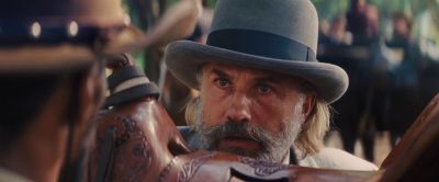 Still from Django Unchained (2012) that has been tagged with: close-up & over-the-shoulder