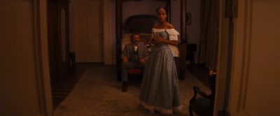 Still from Django Unchained (2012) that has been tagged with: 470607 & wide shot & night & two-shot