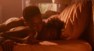 Still from Do the Right Thing (1989) that has been tagged with: kiss