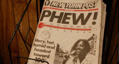 Still from Do the Right Thing (1989) that has been tagged with: day & newspaper