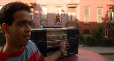 Still from Do the Right Thing (1989) that has been tagged with: b94c46 & day & clean single & exterior