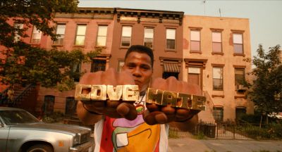 Still from Do the Right Thing (1989) that has been tagged with: day & medium shot & street