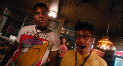 Still from Do the Right Thing (1989) that has been tagged with: screaming