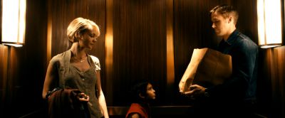 Still from Drive (2011) that has been tagged with: interior & elevator