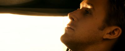 Still from Drive (2011) that has been tagged with: profile shot & interior & close-up & day
