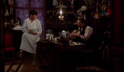 Still from Fanny and Alexander (1982) that has been tagged with: 470607 & wide shot & night & interior
