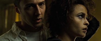 Still from Fight Club (1999) that has been tagged with: 967217 & medium close-up & interior & night