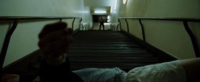 Still from Fight Club (1999) that has been tagged with: 000000 & night & stairs