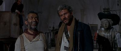 Still from For A Few Dollars More (1965) that has been tagged with: laughing & night