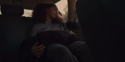 Still from Commercial: The Farmer’s Dog — "Forever" that has been tagged with: dog & child & car