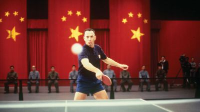 Still from Forrest Gump (1994) that has been tagged with: day & ping-pong