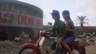 Still from Full Metal Jacket (1987) that has been tagged with: motorcycle