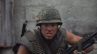Still from Full Metal Jacket (1987) that has been tagged with: clean single & medium close-up