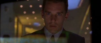 Still from Gattaca (1997) that has been tagged with: reflection