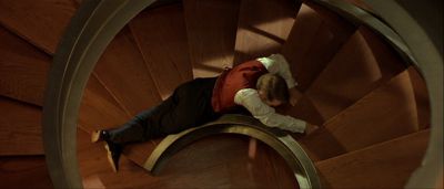 Still from Gattaca (1997) that has been tagged with: stairs