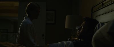 Still from Gone Girl (2014) that has been tagged with: medium wide & night & bed