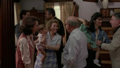 Still from GoodFellas (1990) that has been tagged with: baby & group-shot
