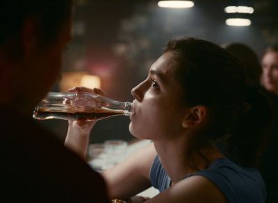Still from Happening (2021) that has been tagged with: drinking & bar & interior
