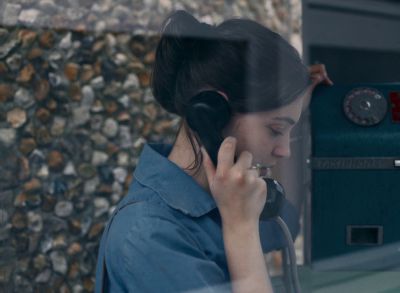 Still from Happening (2021) that has been tagged with: pay phone