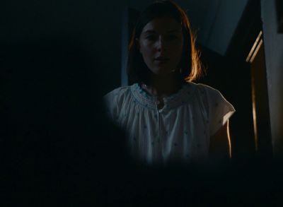 Still from Happening (2021) that has been tagged with: night & medium shot & interior