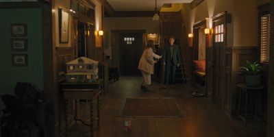 Still from Hereditary (2018) that has been tagged with: f4c32f & wide shot