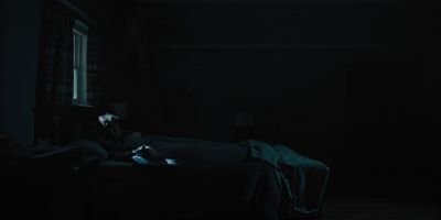 Still from Hereditary (2018) that has been tagged with: bed & wide shot