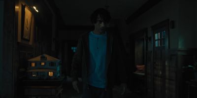 Still from Hereditary (2018) that has been tagged with: 996415 & night & interior & medium wide