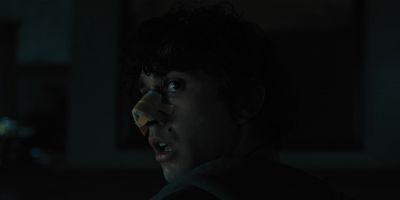 Still from Hereditary (2018) that has been tagged with: 534b4f & night & close-up