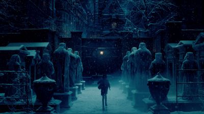 Still from Hugo (2011) that has been tagged with: snow