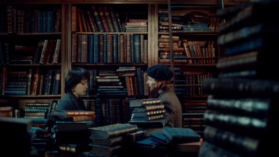 Still from Hugo (2011) that has been tagged with: 000000 & day & library & interior