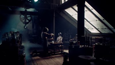 Still from Hugo (2011) that has been tagged with: wide shot & interior