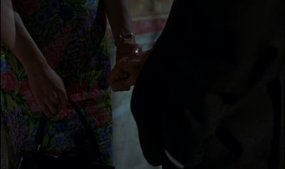 Still from In the Mood For Love (2000) that has been tagged with: holding hands & night