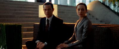 Still from Inception (2010) that has been tagged with: fada5c & day & medium wide & two-shot & interior