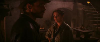 Still from Indiana Jones and the Raiders of the Lost Ark (1981) that has been tagged with: c19b6c & bar