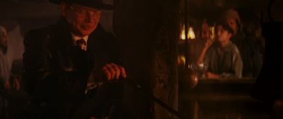 Still from Indiana Jones and the Raiders of the Lost Ark (1981) that has been tagged with: d4af35 & fire iron