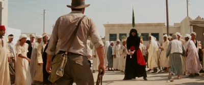 Still from Indiana Jones and the Raiders of the Lost Ark (1981) that has been tagged with: crowd